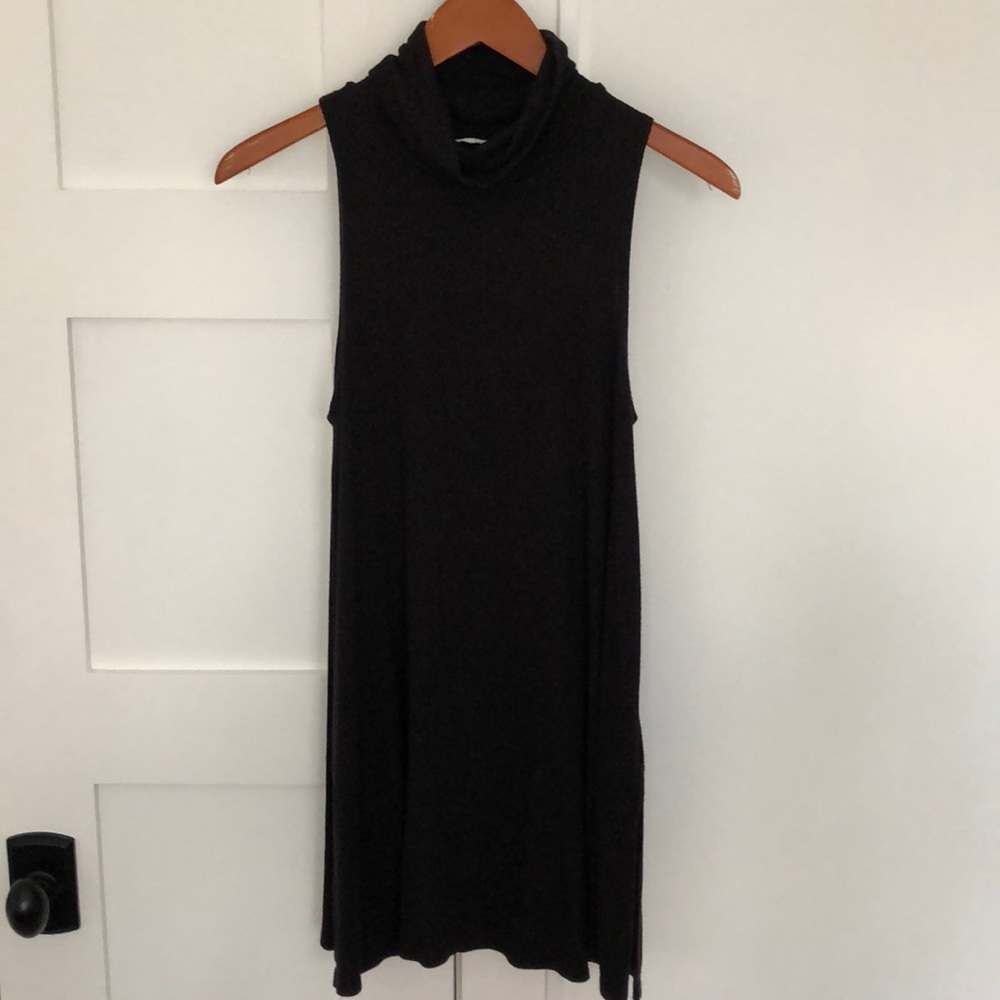 Long cowl neck tank